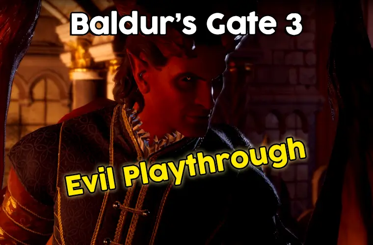 bg3 evil playthrough