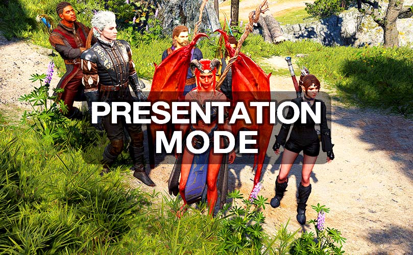 baldur's gate 3 presentation mode