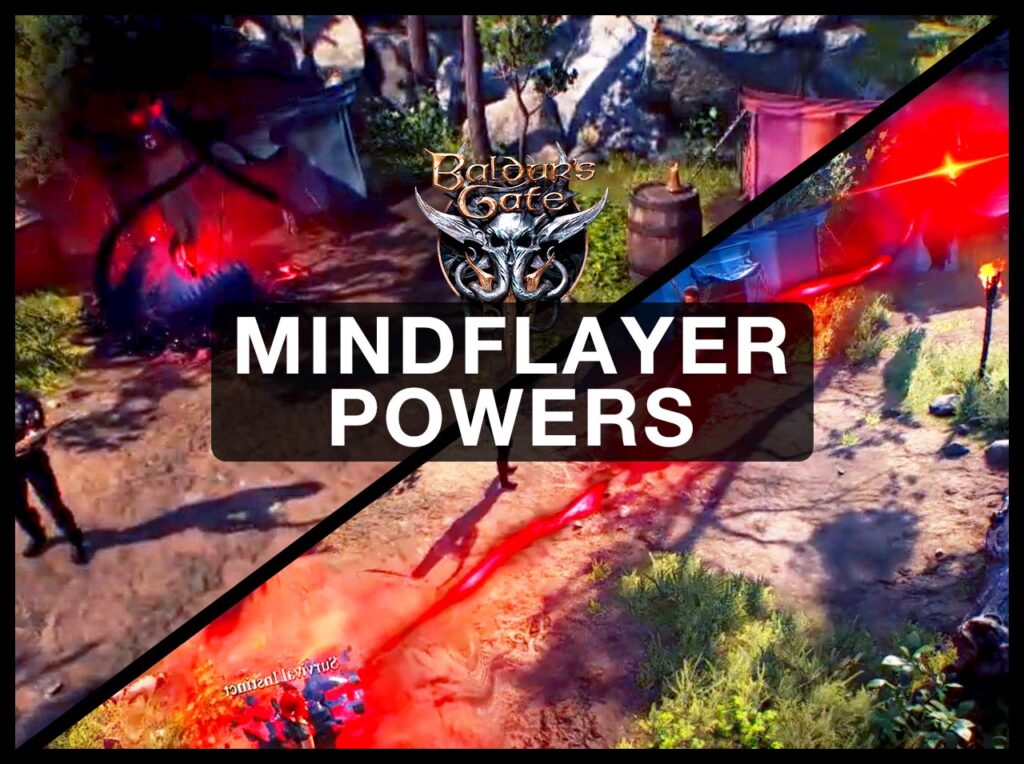 mindflayer powers Baldur's Gate 3