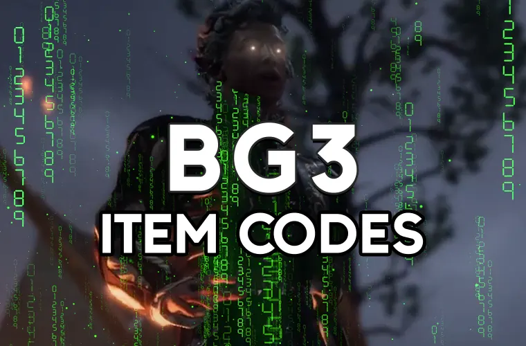 baldur's gate 3 item code