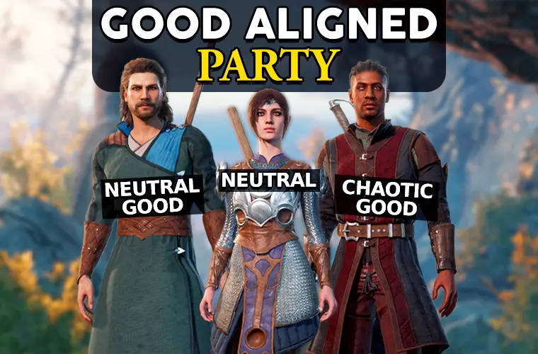 bg3 good aligned party