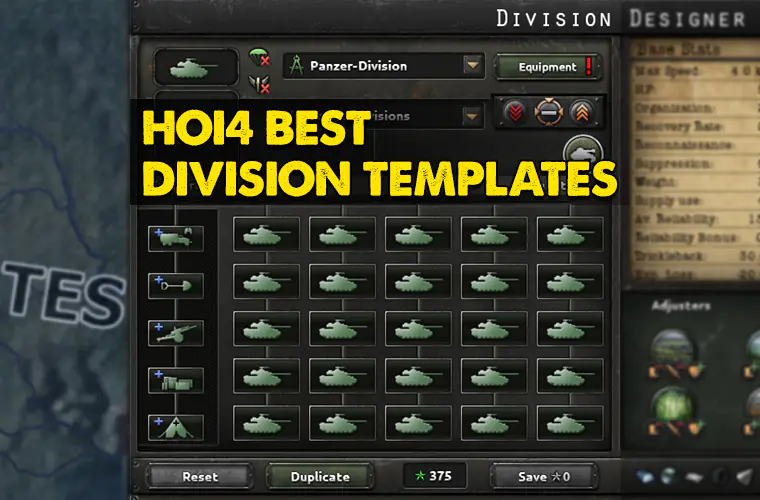 hoi4 best division template