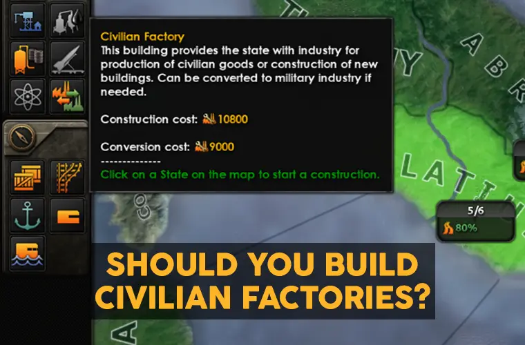 how many civilian factories hoi4