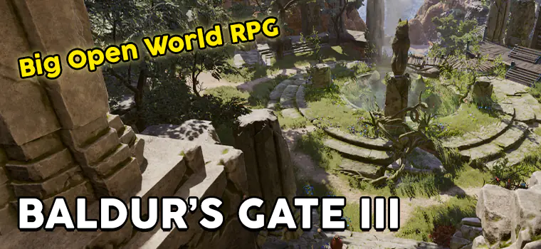 baldur's gate 3 open world