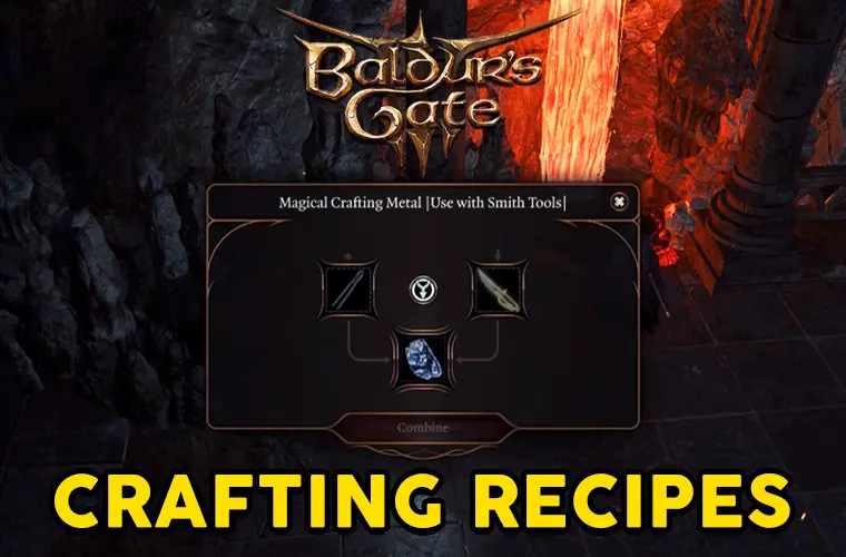 bg3 crafting recipes