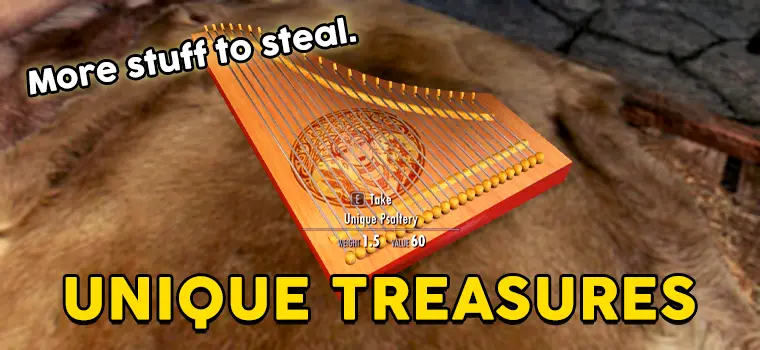 skyrim unique treasures