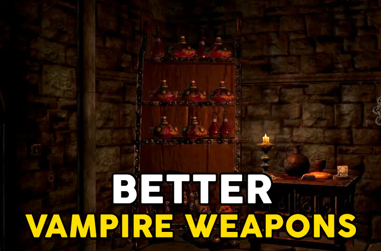 sse vampire weapons mod