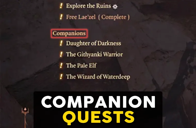 bg3 companion quests