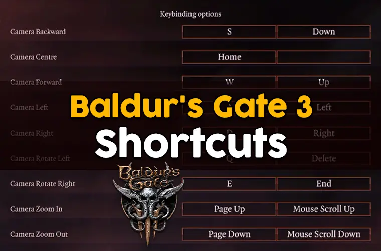 bg3 shortcuts