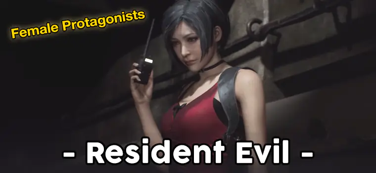 female protagonists of resident evil