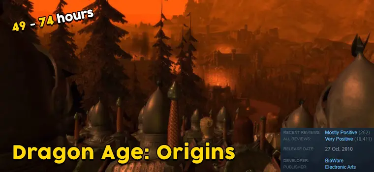 dragon age origins length