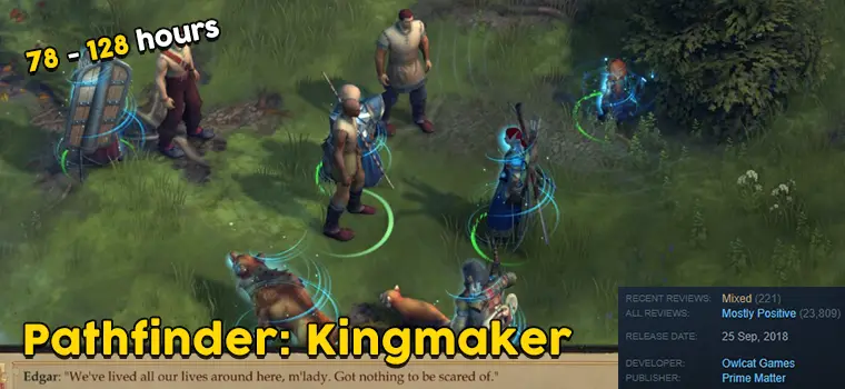 pathfinder kingmaker very long