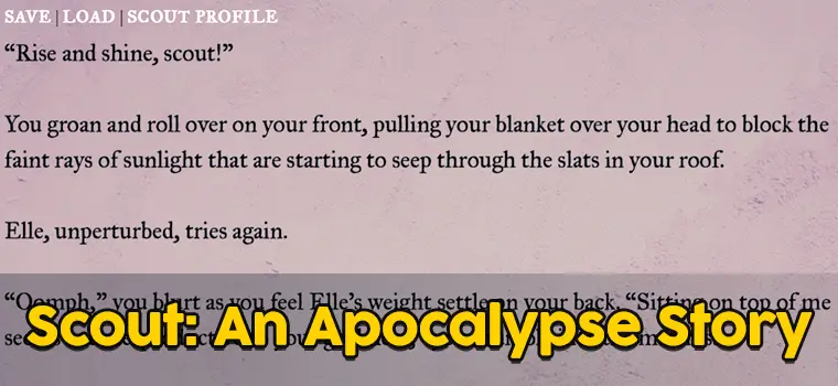 scout apocalypse story