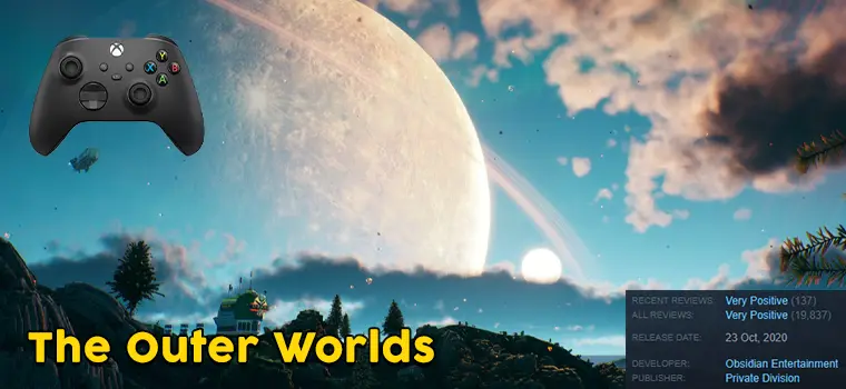 outer worlds gamepad support