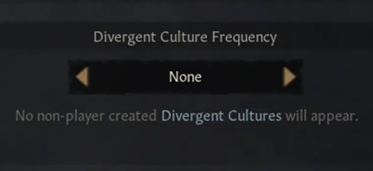divergent culture frequency