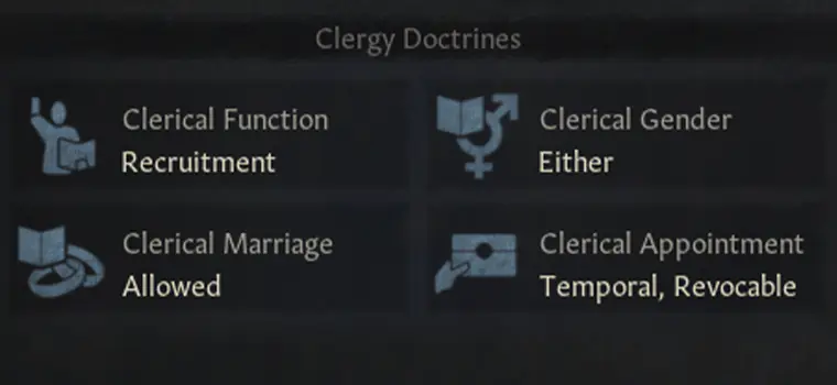 ck3 clergy doctrines