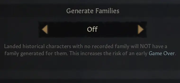 ck3 generate families