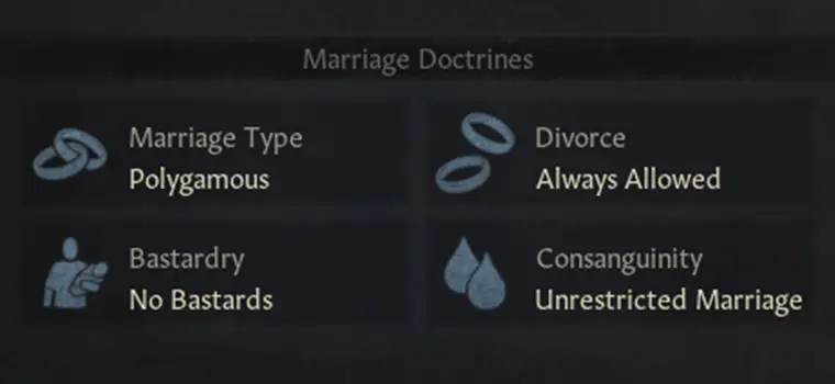 ck3 marriage doctrines