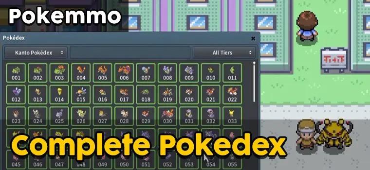 PokeMMO - How far has your Pokedex come? There are lots of Pokemon