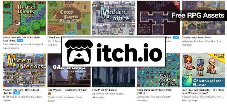 itch.io rpg assets