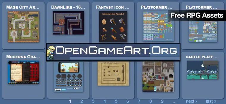 opengameart free rpg assets