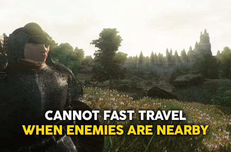fast travel enemies nearby