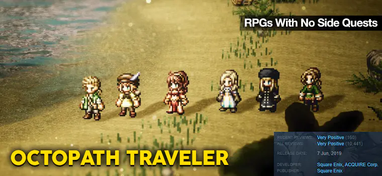 octopath traveller side quests