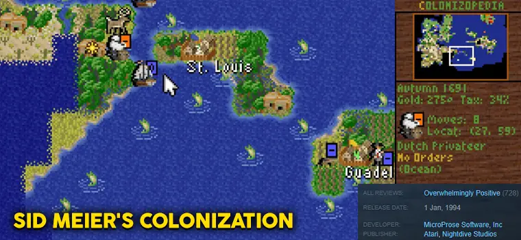 sid meier colonization