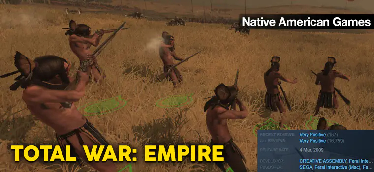 total war empire native american