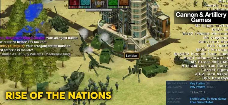 rise of nations howitzer