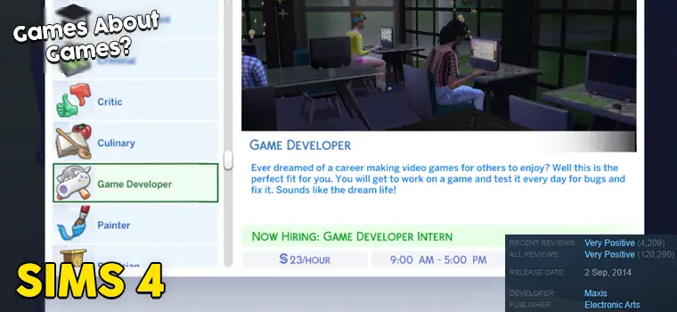 sims 4 game developer