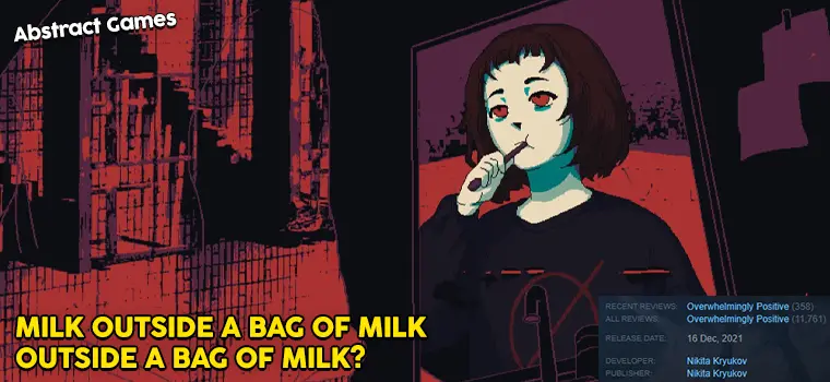 milk outside a bag