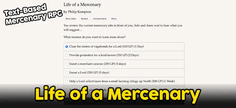 life of mercenary