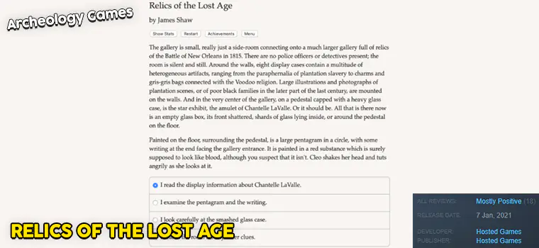 relics of lost age