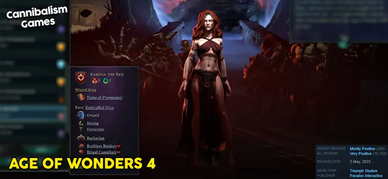 age of wonders 4 cannibal trait