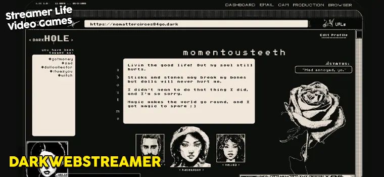 darkwebstreamer game