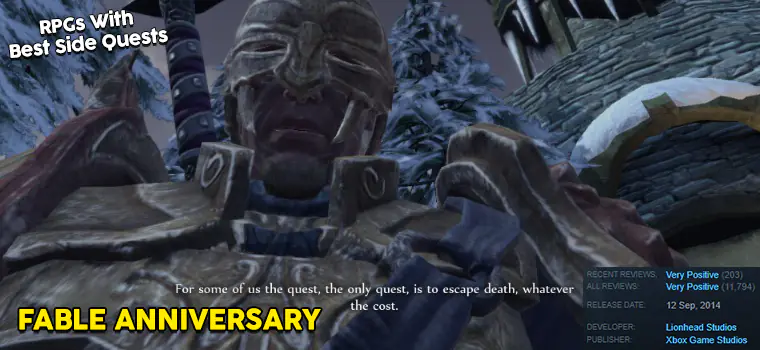 fable anniversary side quests