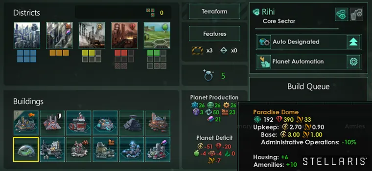 stellaris house building