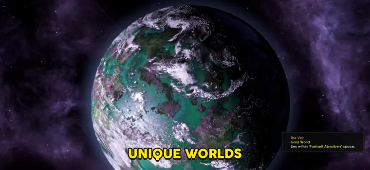 stellaris unique worlds