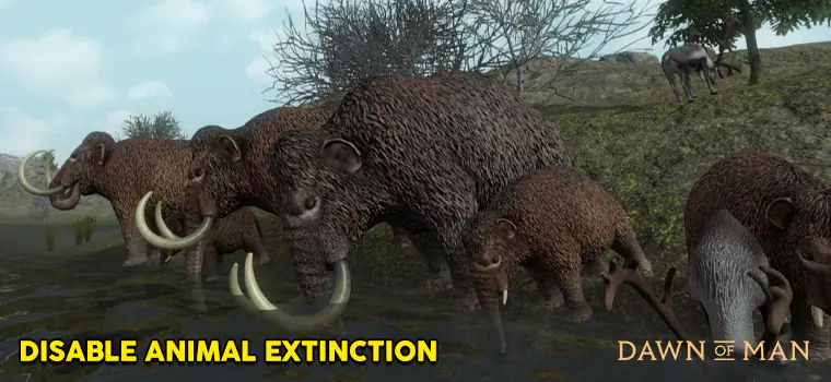 dawn of man no animal extinction