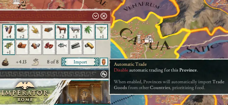 rome automatic trade