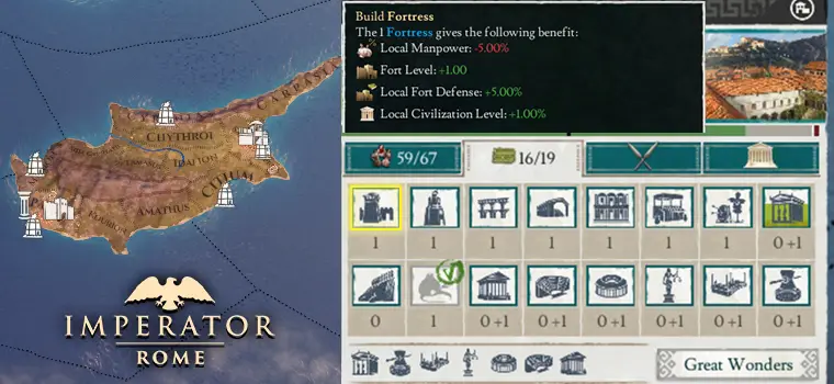 imperator rome fort