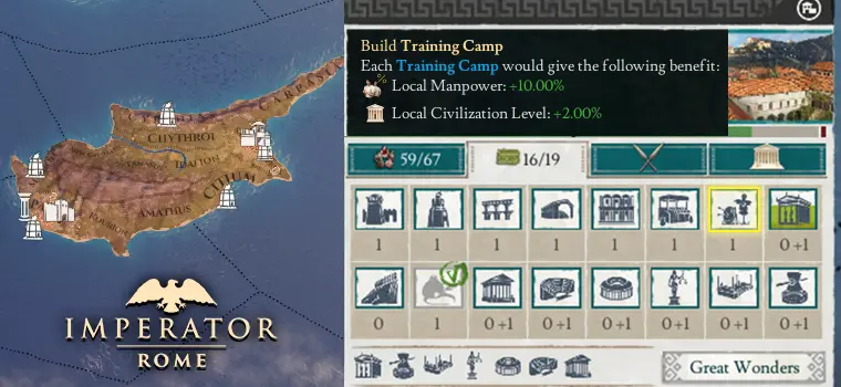 imperator training camp