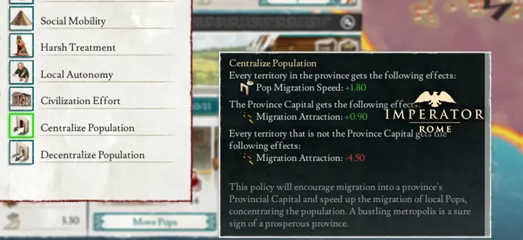 centralize population